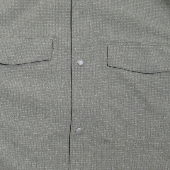 Lululemon Men's Airing Easy Overshirt Heatherd Medium Olive Size L - Picture 12 of 12